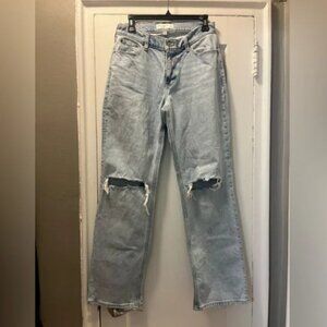 Abercrombie & Fitch The Baggy Low Rise Curve Love